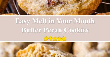 Butter Pecan Cookies