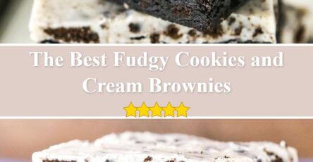 Fudgy Cookies and Cream Brownies