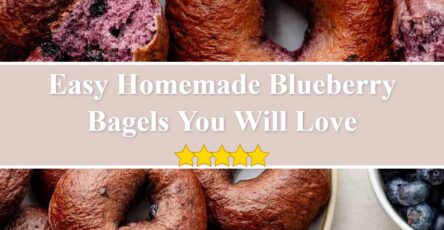 Homemade Blueberry Bagels