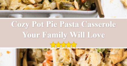 Pot Pie Pasta Casserole