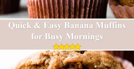 Quick & Easy Banana Muffins