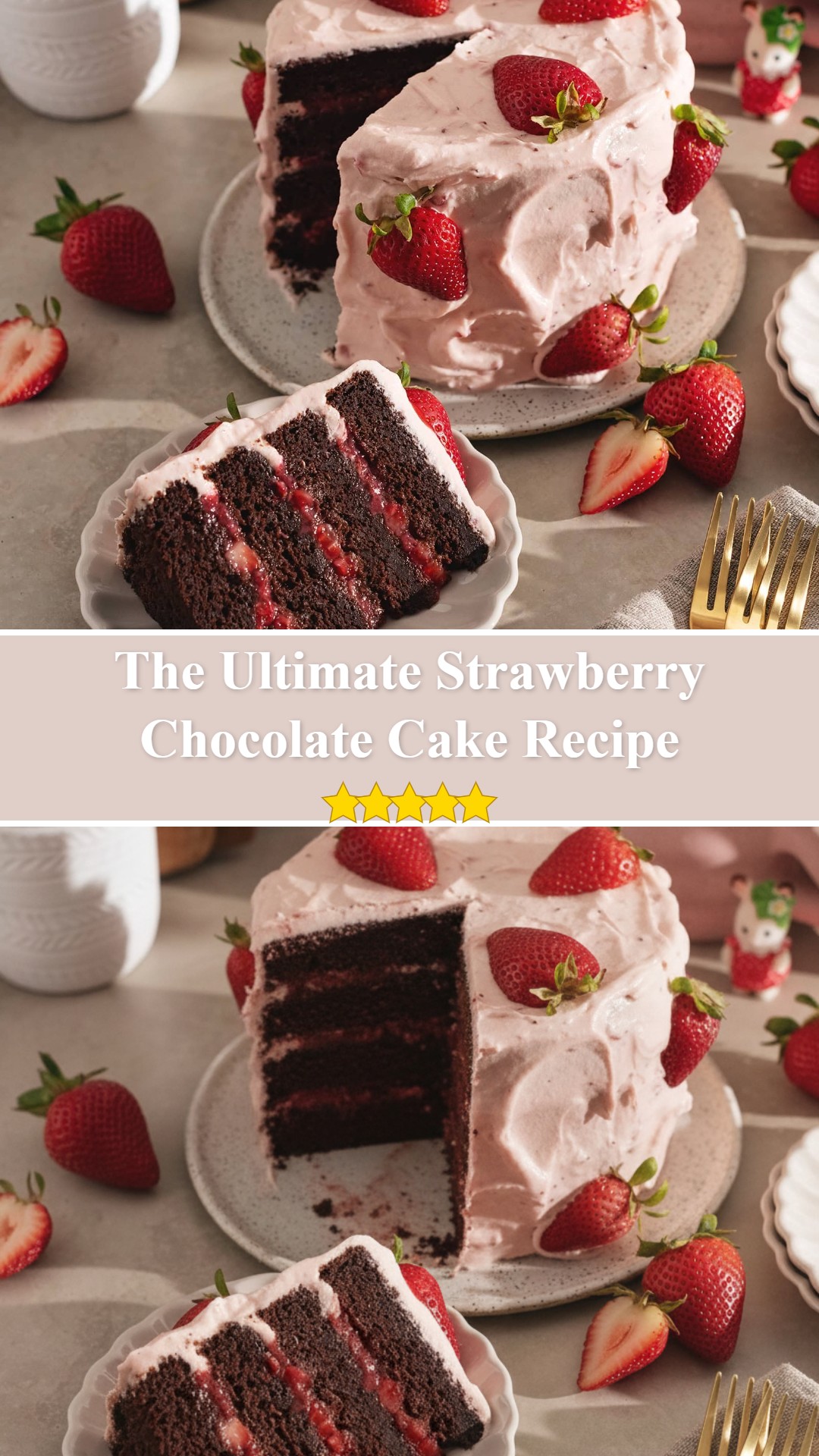 Strawberry Chocolate Cake